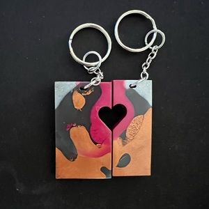 His and hers or best friend’s keychains